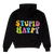 Stupid Happy Hoodie - Black